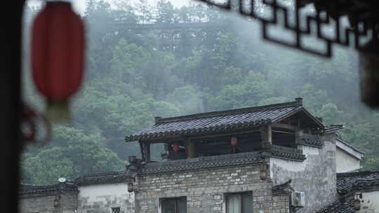 瑶里古镇雨后唯美景色