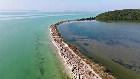 岛屿，希腊，泻湖，海