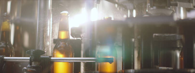 酿酒厂生产啤酒