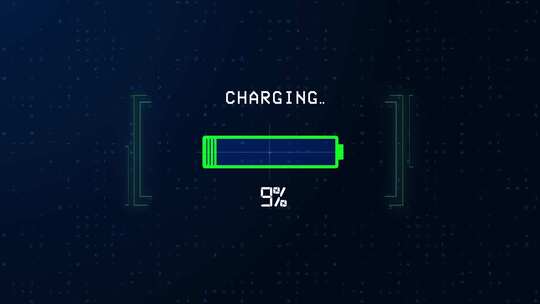 电动汽车充电进度条电动汽车电池指示灯显示