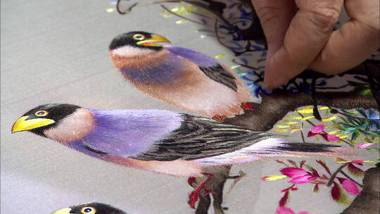 中国民族传统工艺 民间刺绣