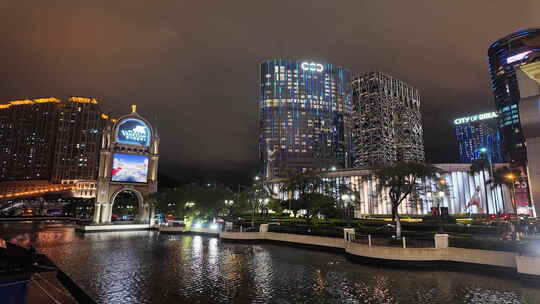 澳门 威尼斯人购物中心 夜景 路氹城