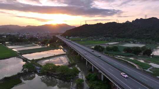 高速公路风景视频