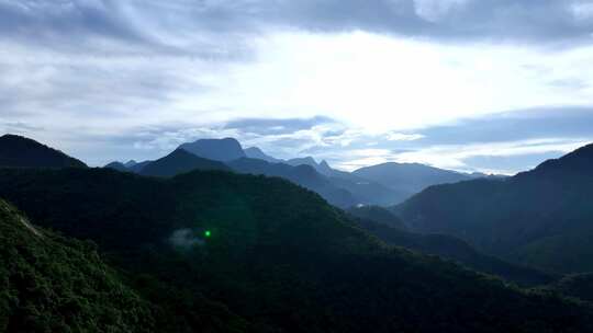 航拍中国福建武夷山美丽风景