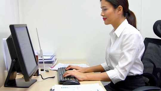 商业商务成功人士女白领办公走路ai素材原