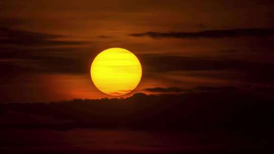 海边壮丽夕阳美景日出日落朝阳落日唯美视频素材模板下载