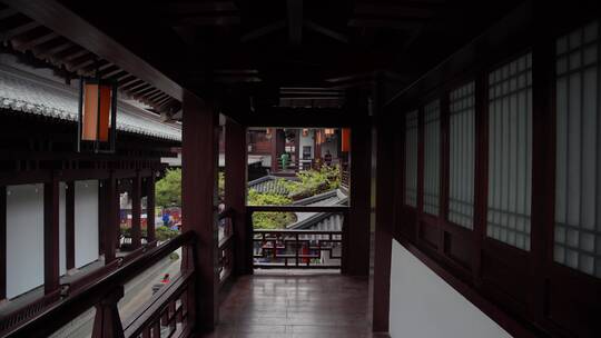 杭州拱墅区香积寺建筑视频