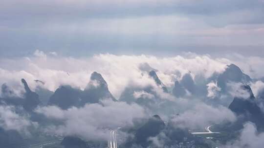 山水山峰山脉意境风景