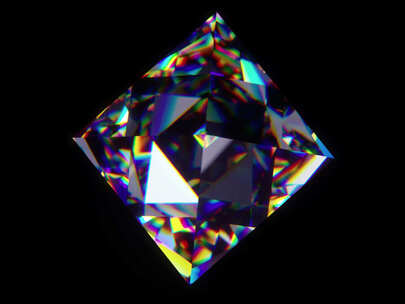Diamond旋转隔离动画循环