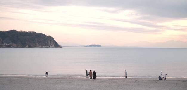 沙滩海浪海边人文人文文化