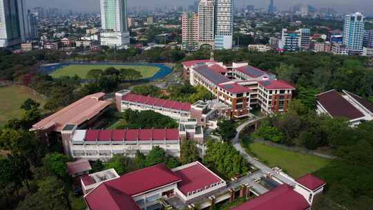 马尼拉雅典耀大学无人机镜头