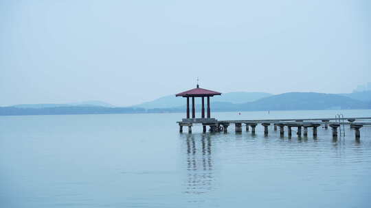 武汉东湖风景区听涛泳池