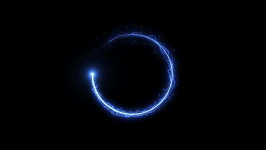 粒子光圈粒子圆环