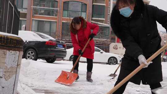 清雪升格拍摄视频素材模板下载