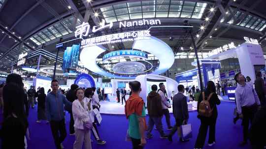 第二十五届中国国际高新技术成果交易会延时视频素材模板下载
