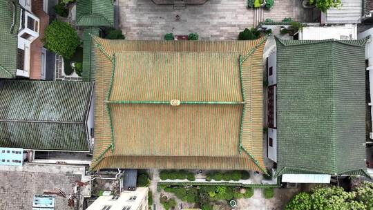 广东省广州市越秀区六榕寺低角度航拍