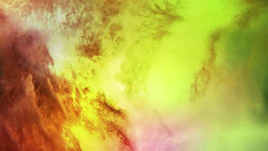 唯美彩色水墨烟雾