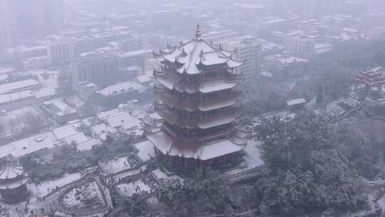 【航拍】武汉雪景航拍大合集04