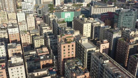 航拍深圳城市建筑风景