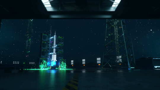 科技卫星数据通信定版智慧城市5G开场AI