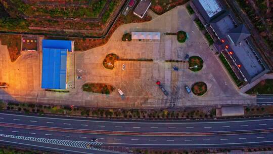 中国基建高速公路航拍视频素材模板下载
