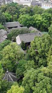 竖屏航拍四川眉山三苏祠4A景区