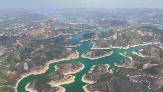 原创 贵州兴义万峰湖湿地航拍自然风光