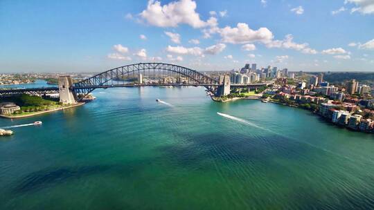 悉尼海港大桥航拍