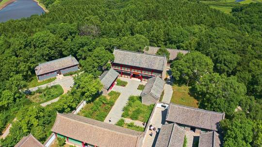 中国吉林叶赫那拉城清代古代建筑城市景点