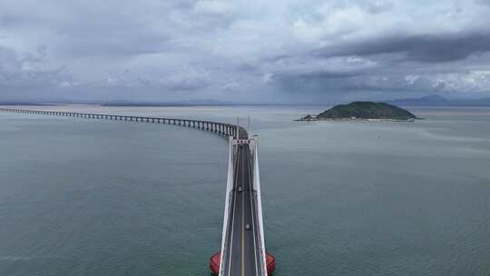 海上巨龙广东南澳大桥桥梁航拍