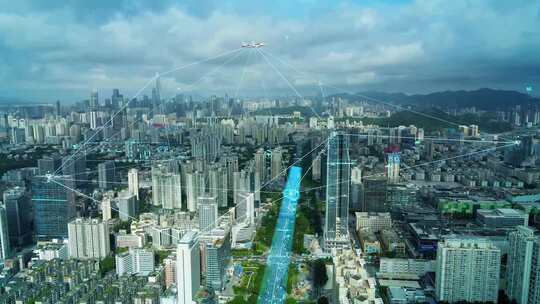 4K深圳科技城市-AE模版