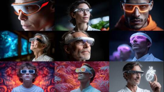 智能眼镜开启未来视界高清在线视频素材下载