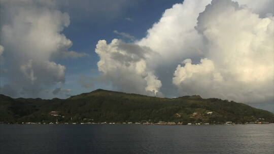 海岛天空云层景观