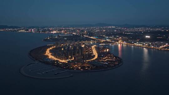 东方影都星光岛夜景