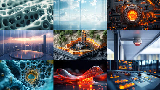 物联网传感器生物技术未来概念4高清在线视频素材下载