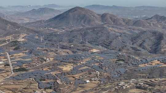 太阳能 公路 航拍 自然 建设 城市