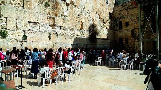 耶路撒冷的哭墙广场