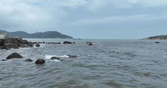 大海海水航拍