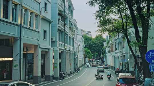 老广州恩宁路道路7455