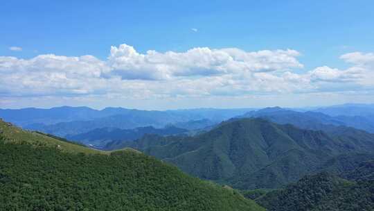 北京门头沟灵山自然风景区东灵山航拍