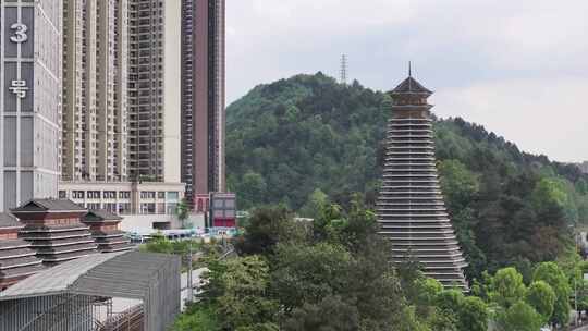 贵阳风雨桥航拍