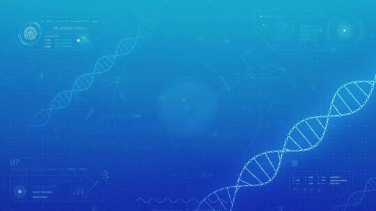 基因链生物学主题背景视频素材视频素材模板下载