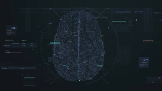 HUD科幻科技屏幕操作系统交互界面UI医疗视频素材模板下载