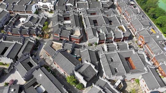 4k60-贵州省铜仁市中南门古城航拍