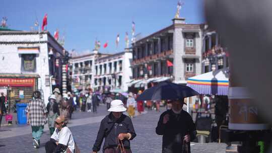 西藏人文风景空镜头旅游