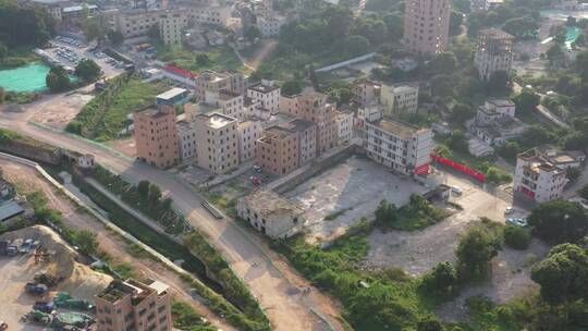 航拍深圳城市建筑风景