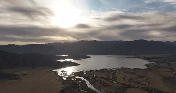 可可托海海子口水库湿地风光