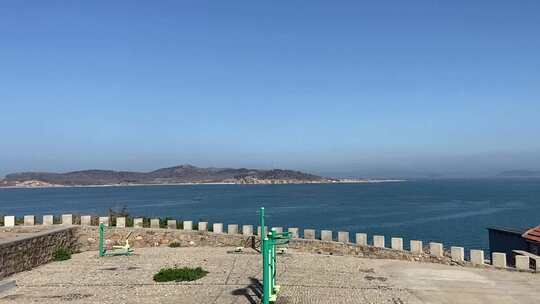 烟台大黑山岛，海上“龙爪山”景区海景