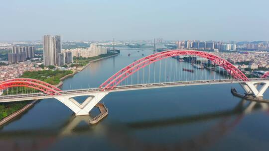 广州番禺新光大桥视频素材模板下载