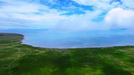 青海湖4k航拍素材